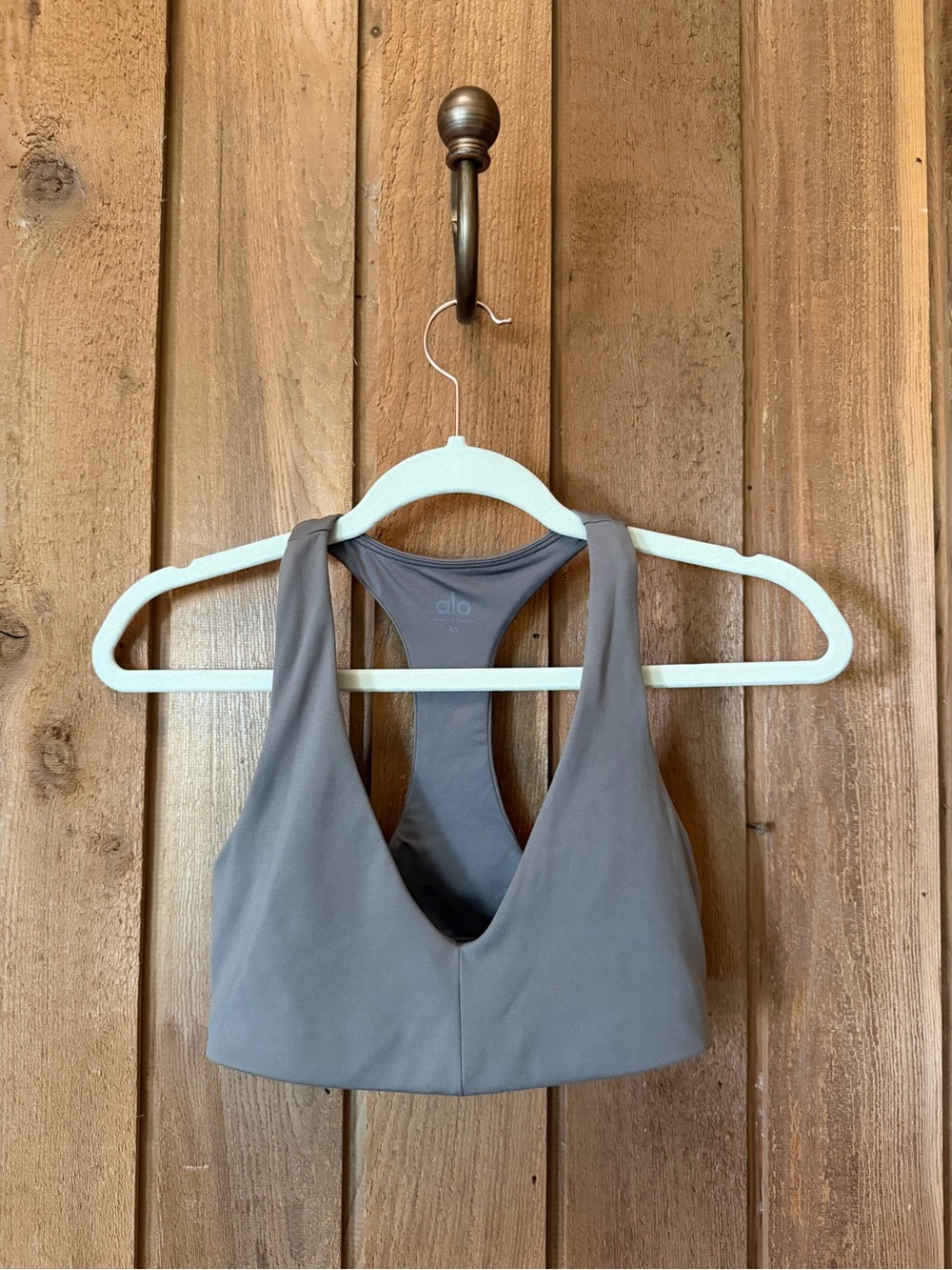 ALO Yoga Softsculpt Base Bra in Olive Tree